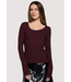Samira Long Sleeve Top Plum