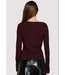 Samira Long Sleeve Top Plum