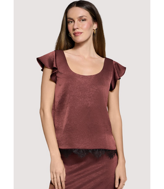 Romantic Grace Top Plum