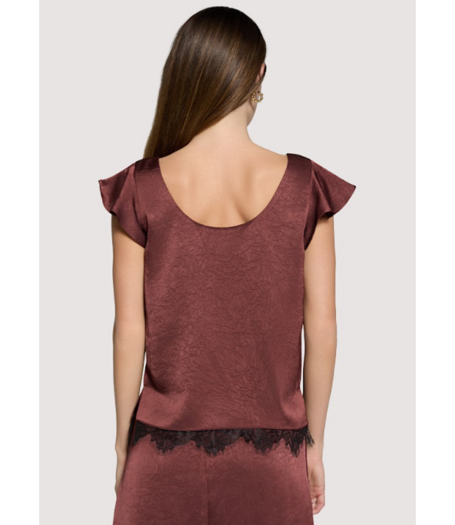 Romantic Grace Top Plum