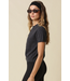 Maddie Short Sleeve Knit Cardigan DK Charcoal