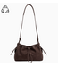 Melie Bianco Rhuby Chocolate Recycled Vegan Suede Shoulder Bag