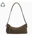 Melie Bianco Valeria Olive Recycled Vegan Suede Shoulder Bag