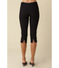 Emery Tailored Capri Pants Black