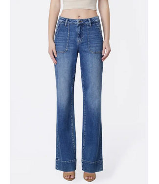 High Rise Vintage Flare Denim