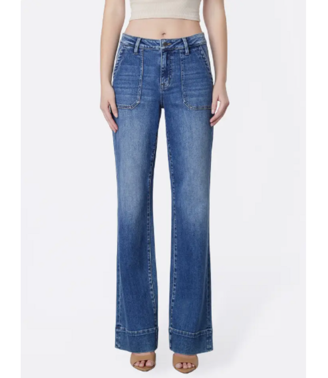 High Rise Vintage Flare Denim