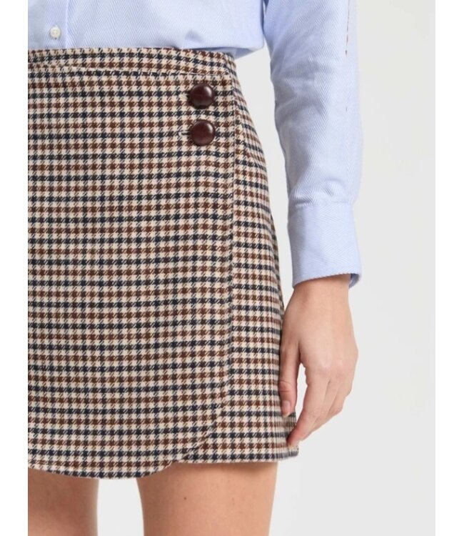 VillaGallo Pata De Gallo Marino Skirt