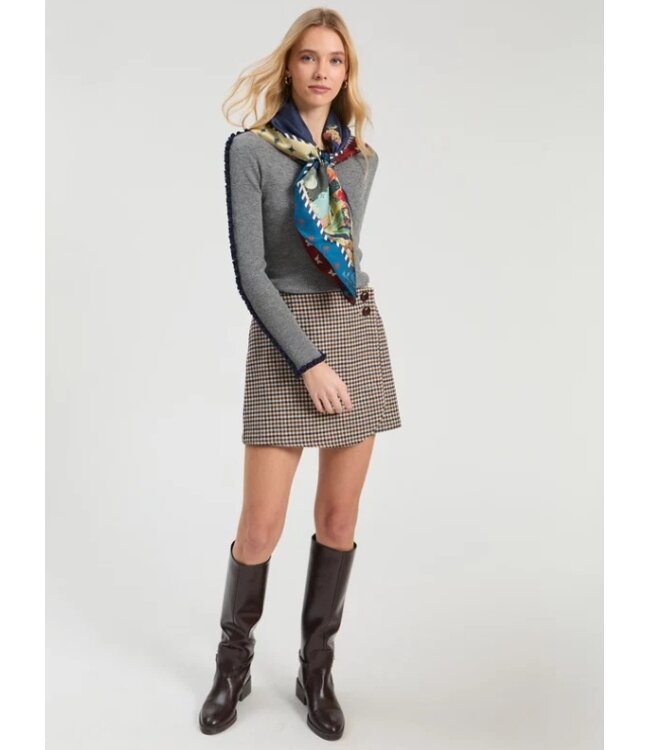 VillaGallo Pata De Gallo Marino Skirt