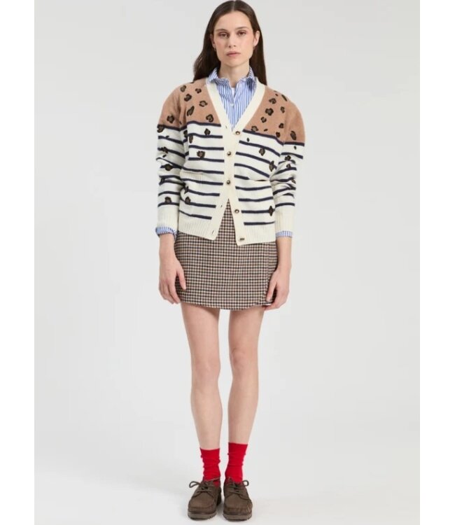 VillaGallo Leopardo Cardigan