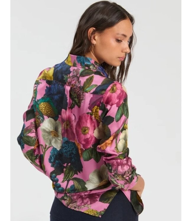 VillaGallo Flores Rosa Blouse