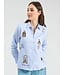 VillaGallo Espiga Azul Blouse