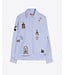VillaGallo Espiga Azul Blouse