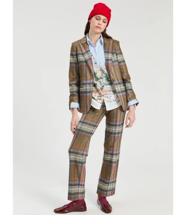 VillaGallo Cuadro Sport Plaid Trousers