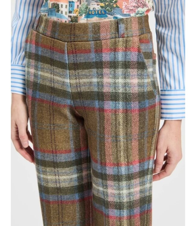 VillaGallo Cuadro Sport Plaid Trousers