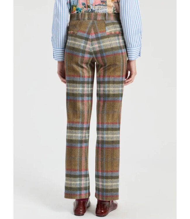 VillaGallo Cuadro Sport Plaid Trousers