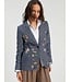 VillaGallo Espiga Azul Lana Blazer
