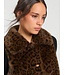 VillaGallo Vison Marron Eco Fur Vest