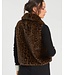 VillaGallo Vison Marron Eco Fur Vest