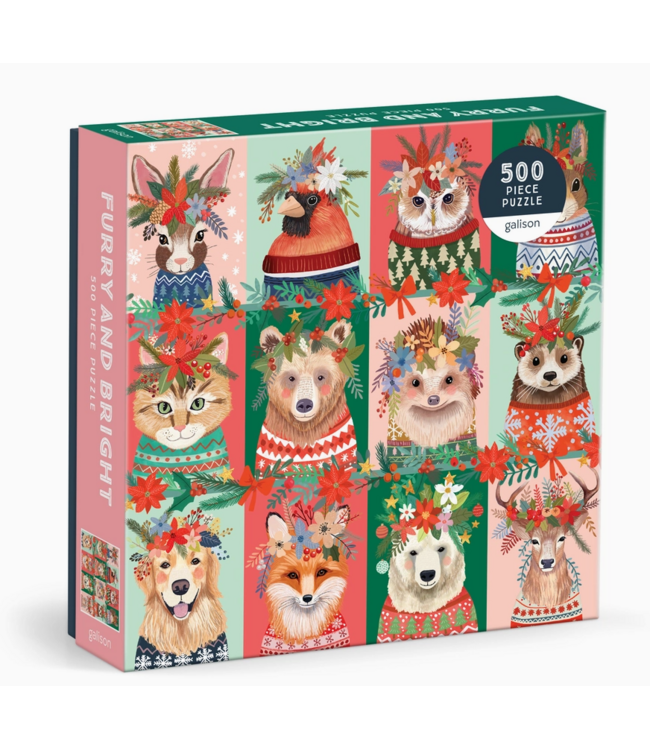 Furry and Bright 500 Piece Puzzle