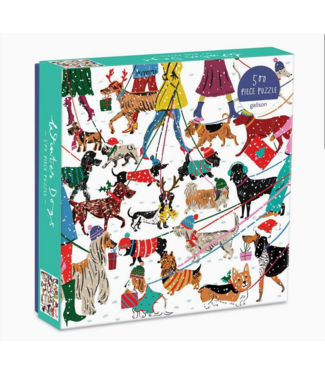 Winter Dogs 500 Piece Puzzle