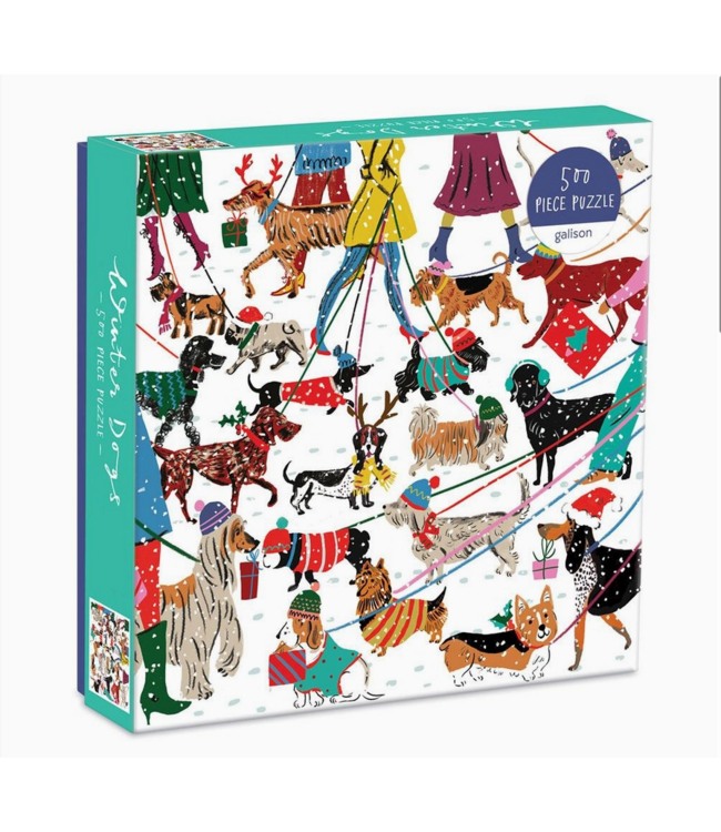 Winter Dogs 500 Piece Puzzle