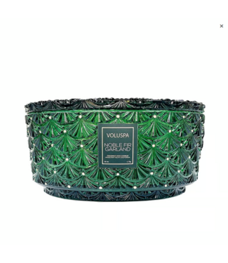 Voluspa Noble Fir Garland Centerpiece Candle