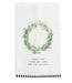 Wreath Stripe Hem Towel