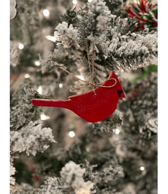 Ceramic Cardinal Ornament