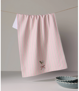 Martini Stripe Tea Towel - Mahjong