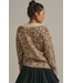 Leopard Print V-Neck Knit Sweater
