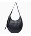 Marcel Stain Washed Leather Shoulder Bag Black