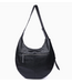 Marcel Stain Washed Leather Shoulder Bag Black