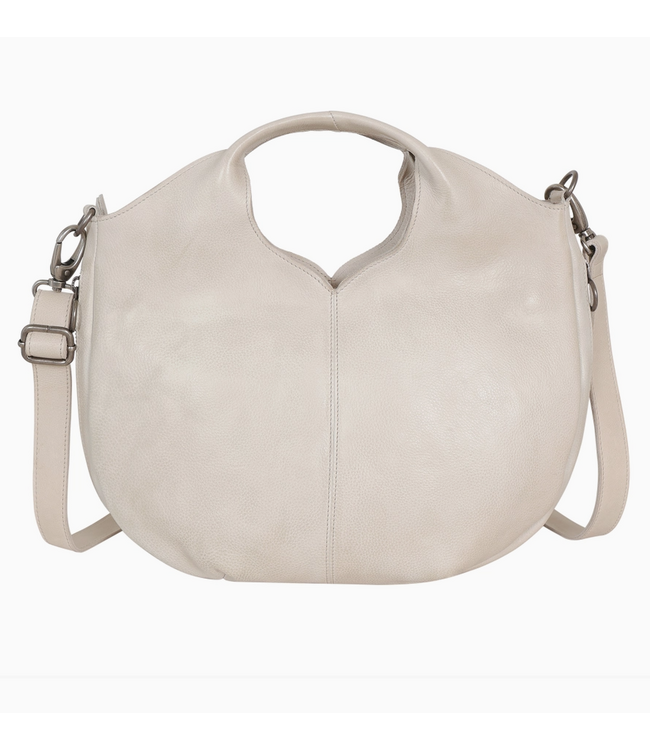Darby Handcrafted Leather Crossbody Bag Oat
