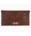 Ynez Milled Leather Wallet Brown