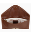 Ynez Milled Leather Wallet Brown