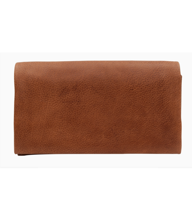 Eloise Handcrafted Leather Wallet Cognac