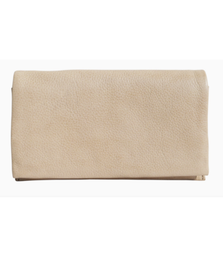 Eloise Handcrafted Leather Wallet Oat