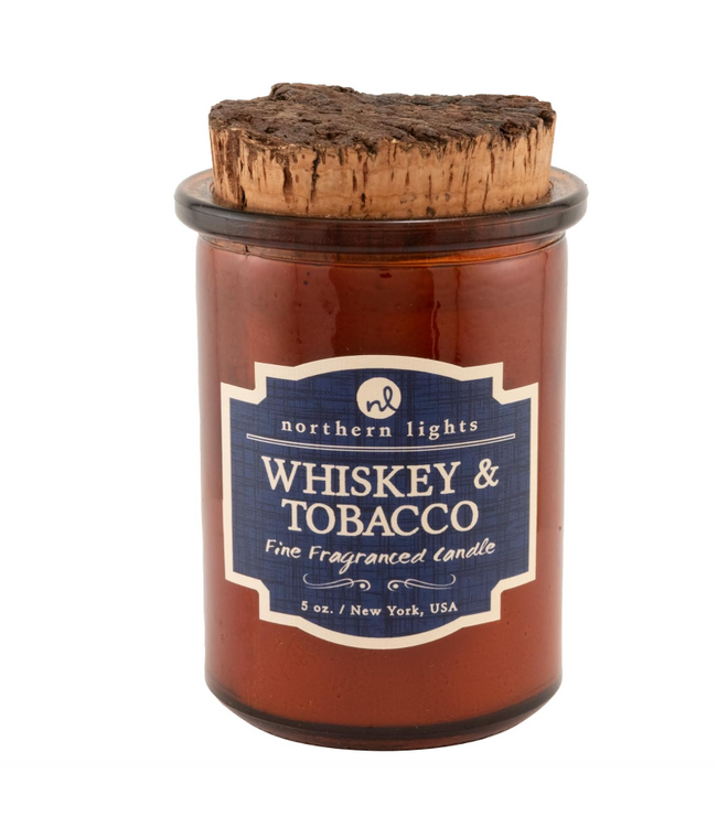 Whiskey & Tobacco 5oz Spirit Candle