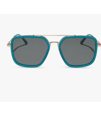 Diff Eyewear Jordan Dark Teal Sunglasses