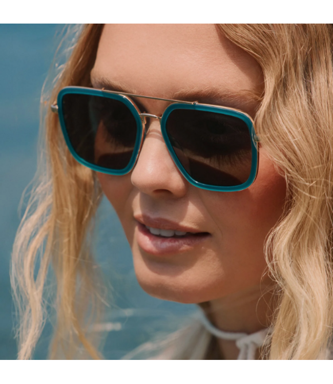 Diff Eyewear Jordan Dark Teal Sunglasses