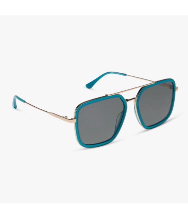 Diff Eyewear Jordan Dark Teal Sunglasses