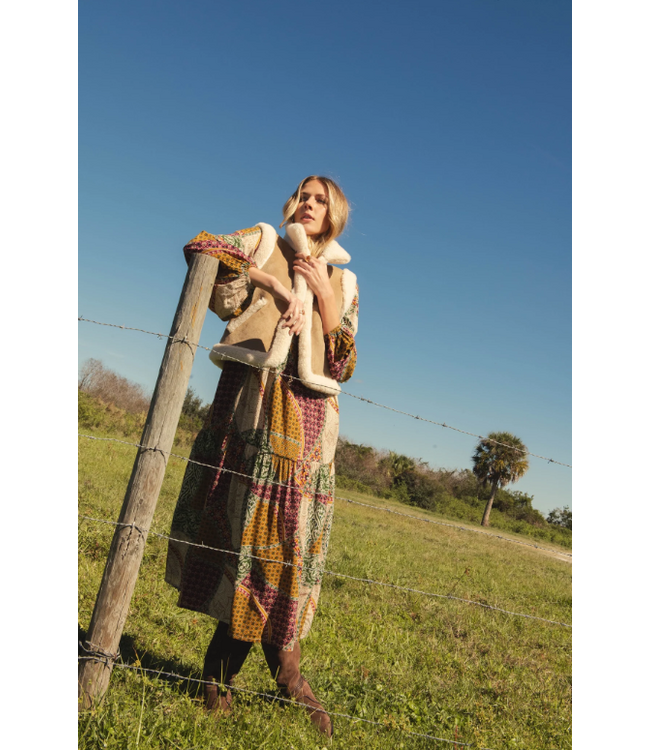 Elan Mocha Vest Sleeveless
