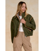 Elan Olive Jacket Curdoroy Trim