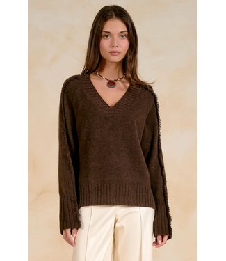 Elan Savoy Sweater Brown
