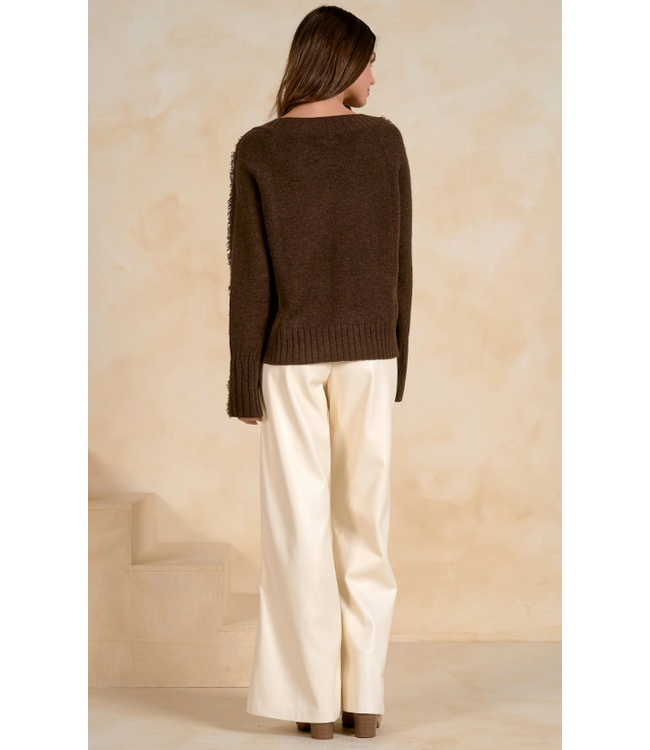 Elan Savoy Sweater Brown
