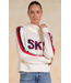 Elan Ski Sweater White/Red