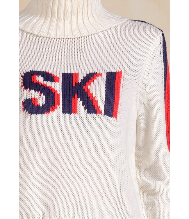 Elan Ski Sweater White/Red