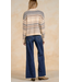Elan Aztec Sweater Off White