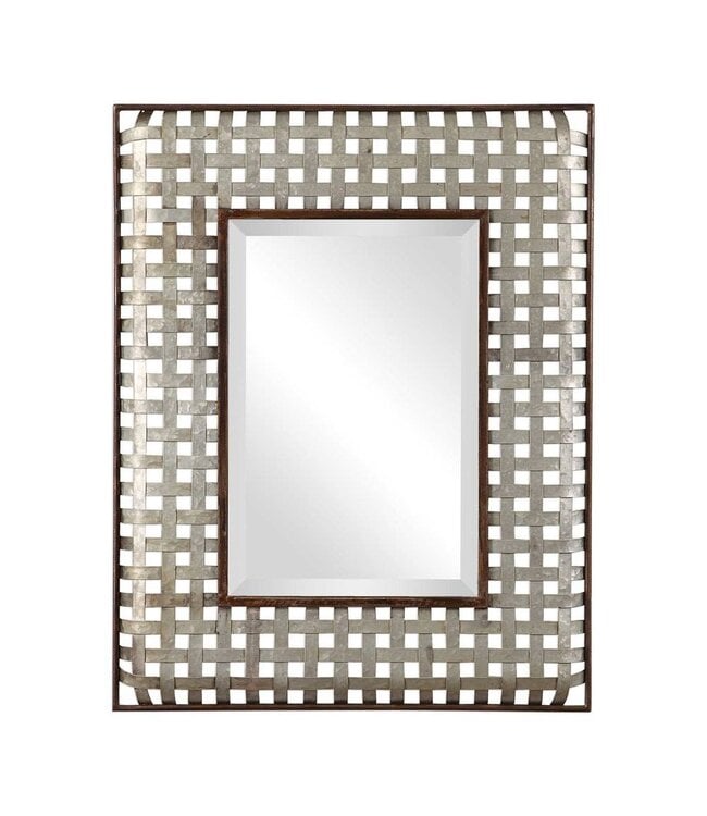 Fabelle Galvanized Metal Mirror