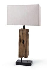 Reclaimed Wood Table Lamp